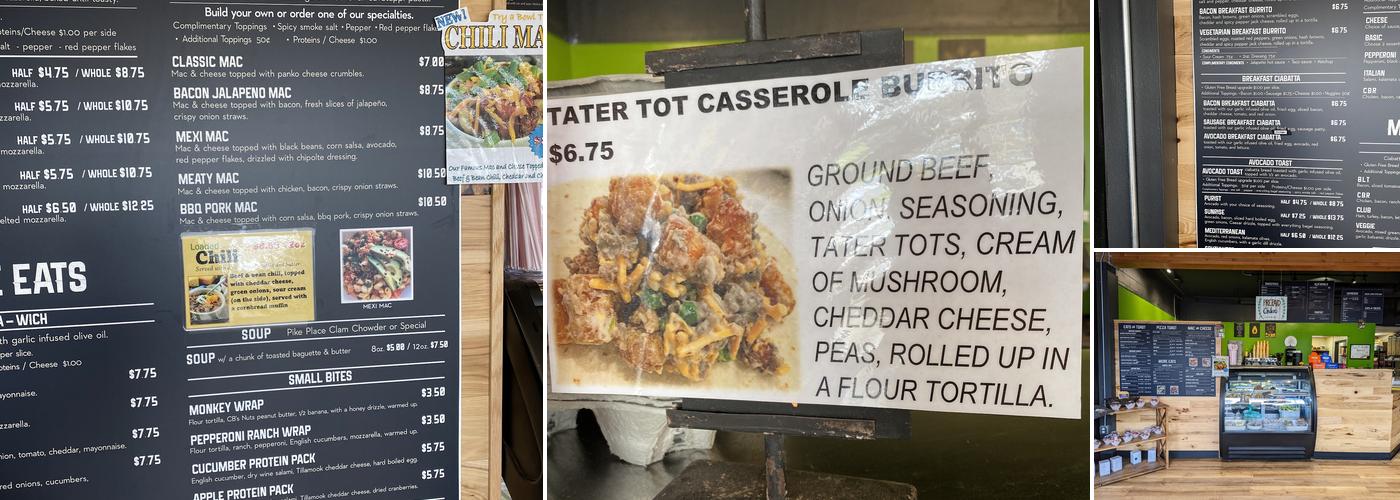 Greens on Your Way Menu