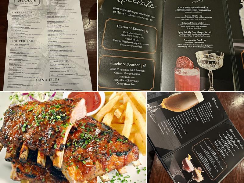 Scott's Bar & Grill Menu