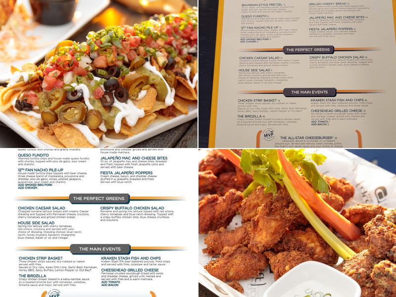 The Draft Sports Bar & Grill Menu