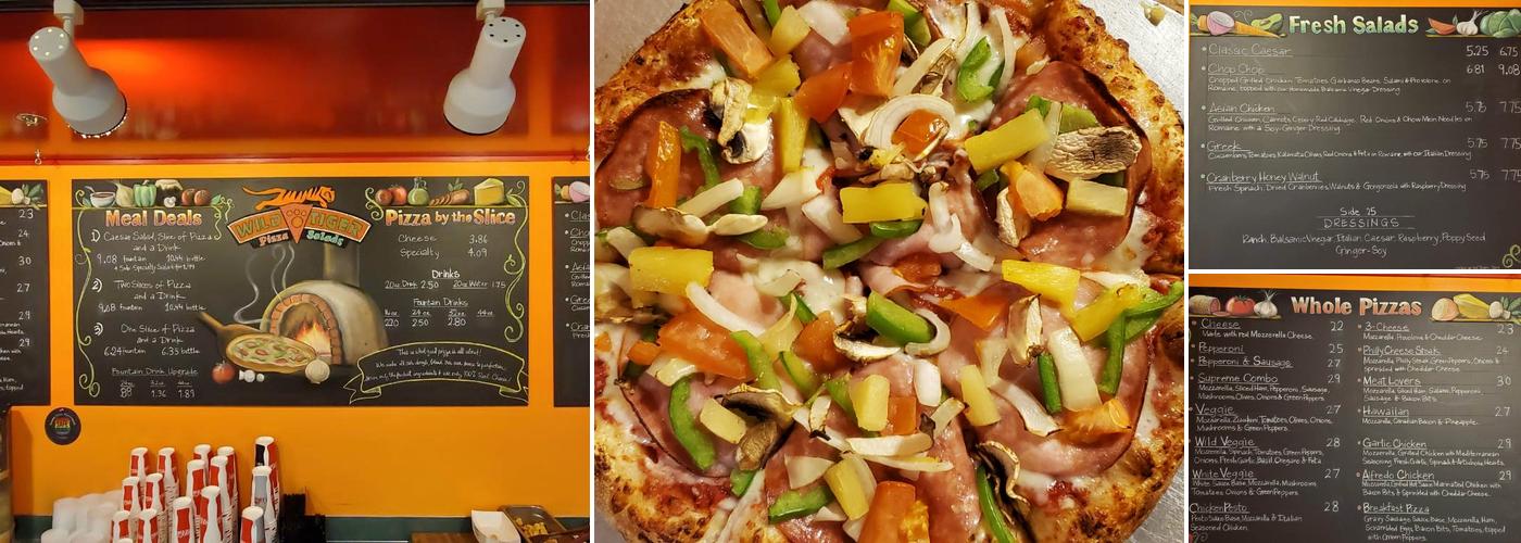 Wild Tiger Pizza Menu