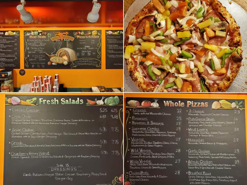 Wild Tiger Pizza Menu