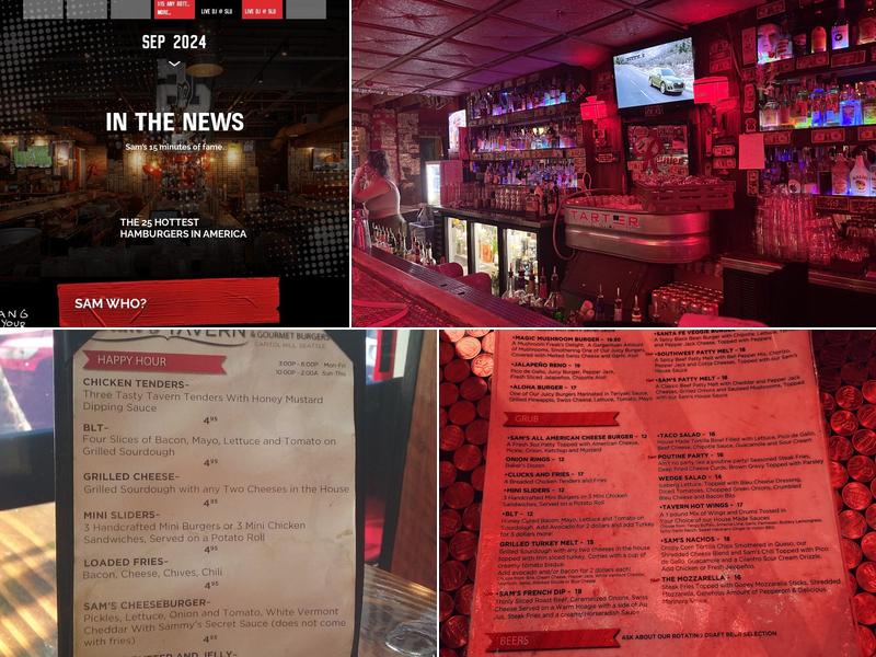 Sam's Tavern Menu