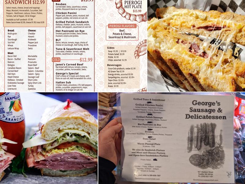 George's Polish Deli Menu