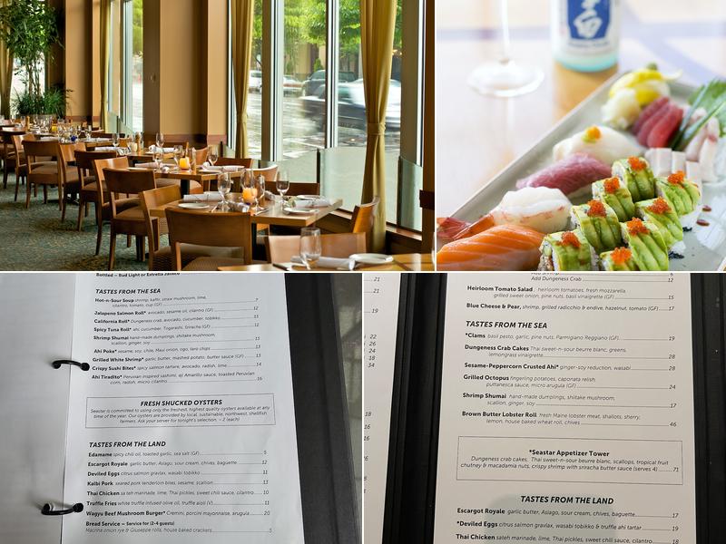 Seastar Restaurant & Raw Bar Menu