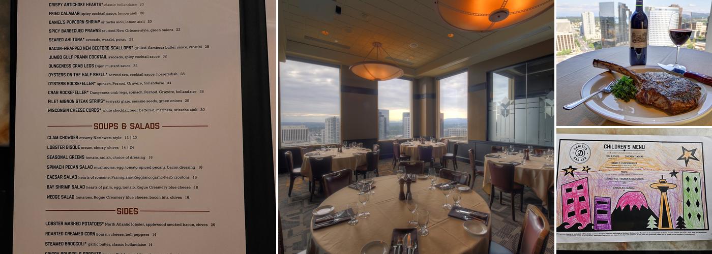 Daniel’s Broiler Menu