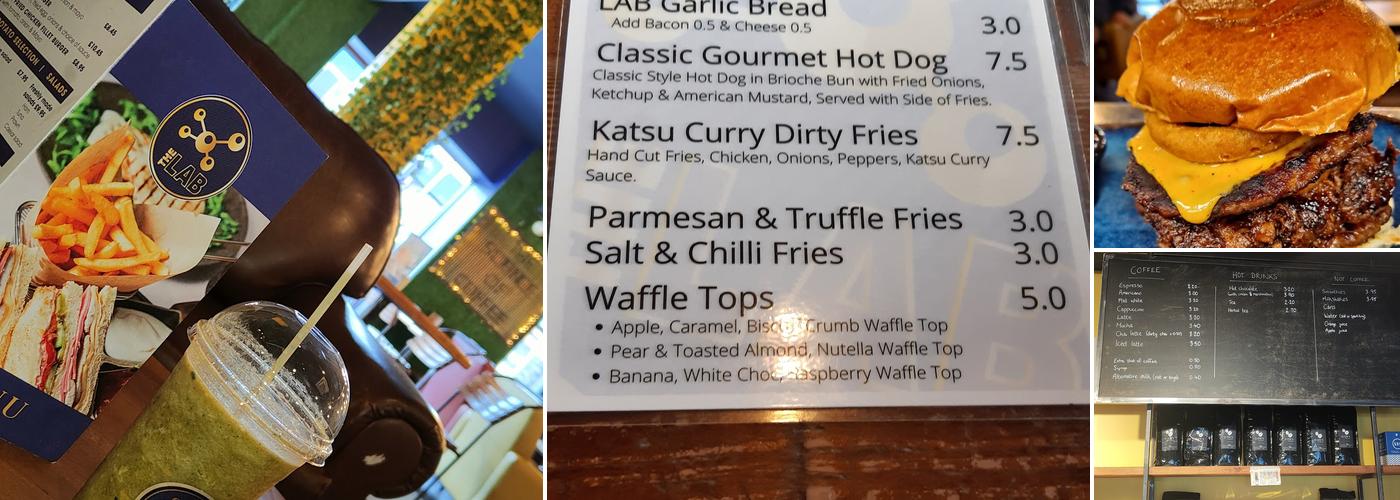 The Lab Magherafelt Menu