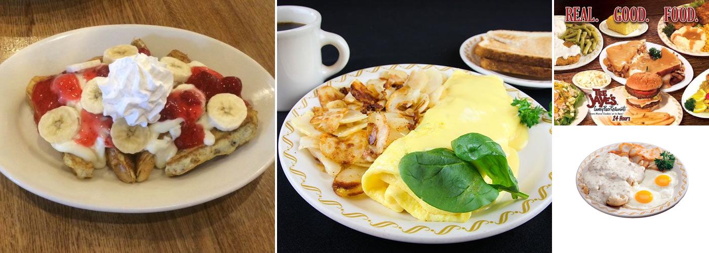 Tee Jaye's Country Place Menu