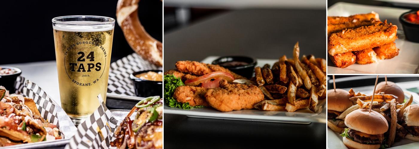 24 Taps Burgers & Brews Menu
