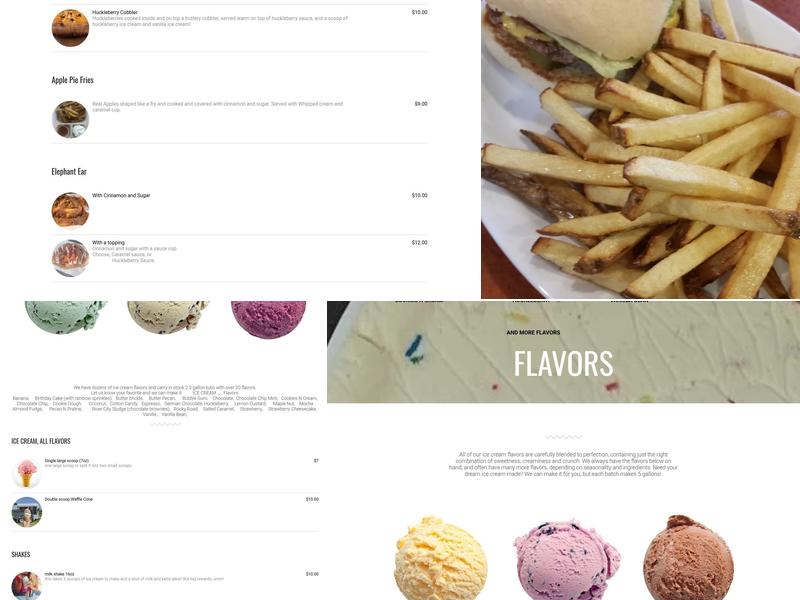 The Milk Bottle Menu