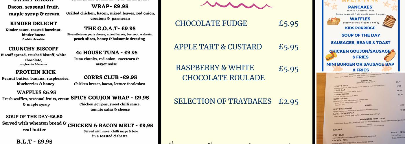 4C Coffee House & Kitchen Menu