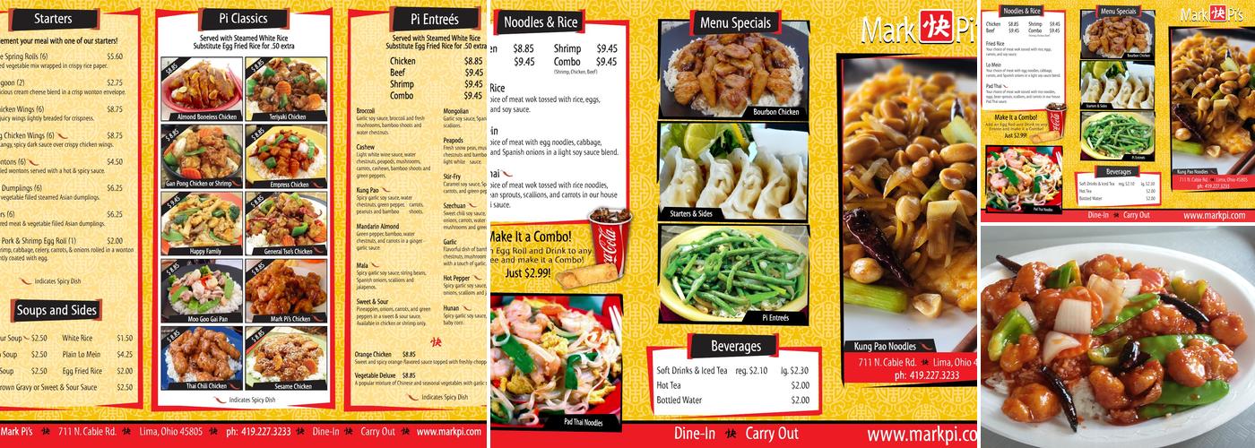 Mark Pi's Express Menu
