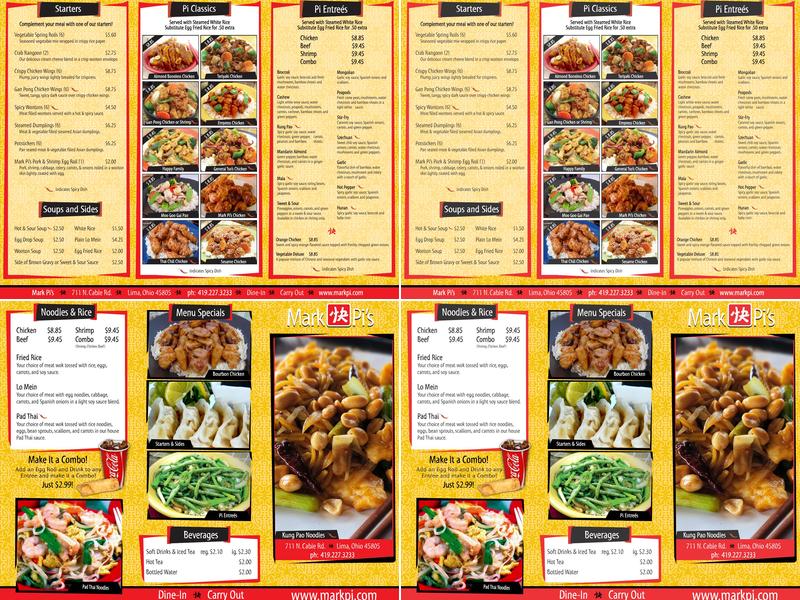 Mark Pi's Express Menu