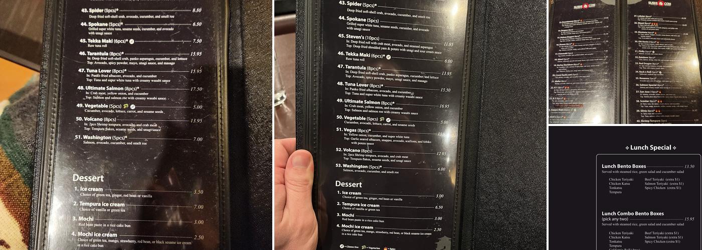 Sushi.Com Menu