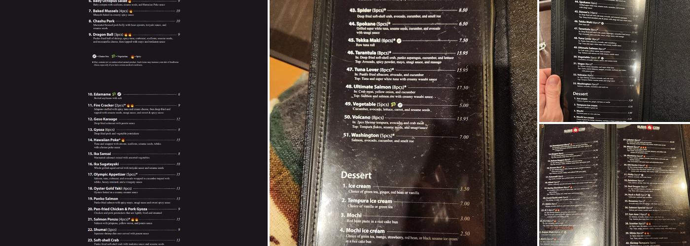 Sushi.Com Menu