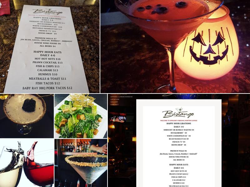 Bistango Martini Lounge Menu
