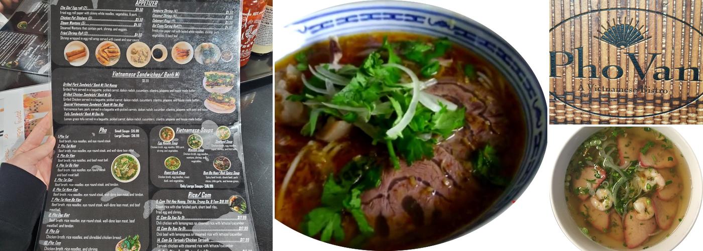Pho Van Menu