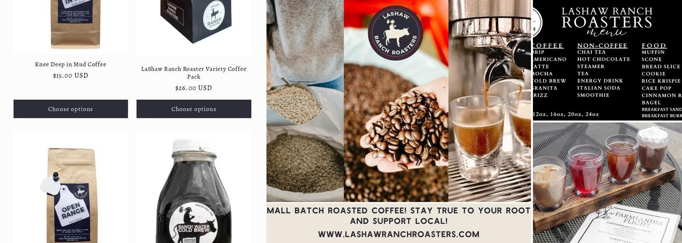 LaShaw Ranch Roasters Menu