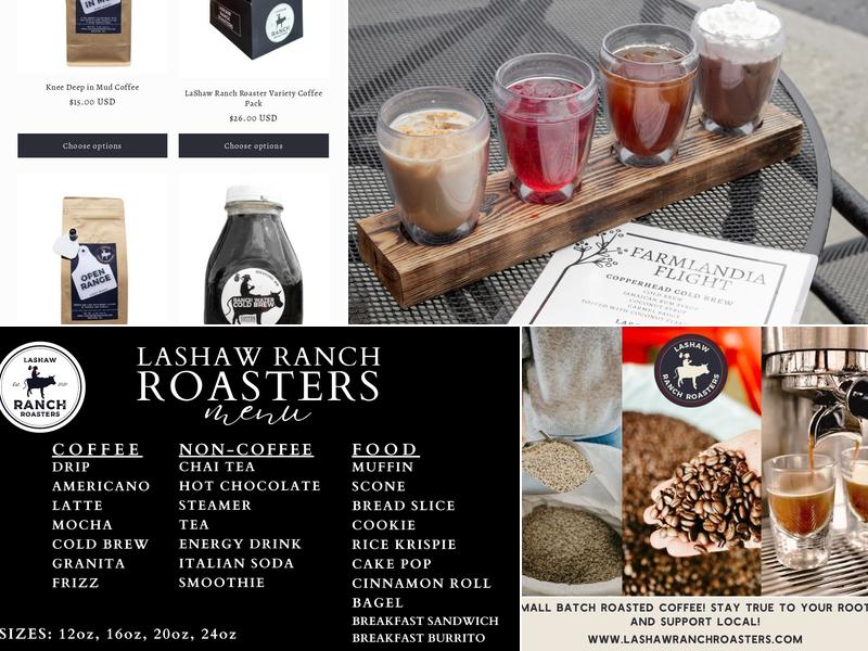 LaShaw Ranch Roasters Menu