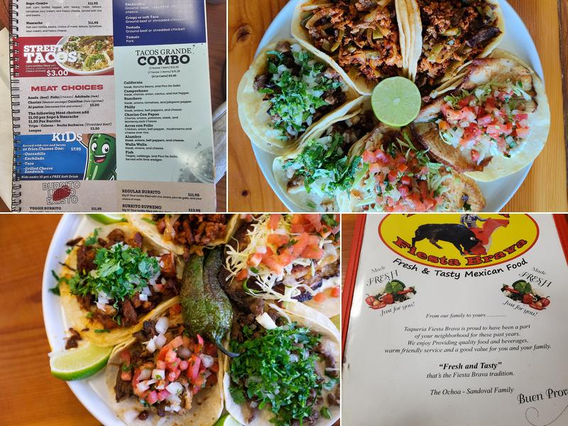 Taqueria Fiesta Brava Menu