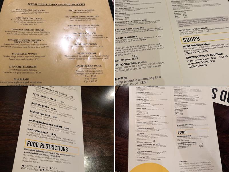 Mustard Seed Menu