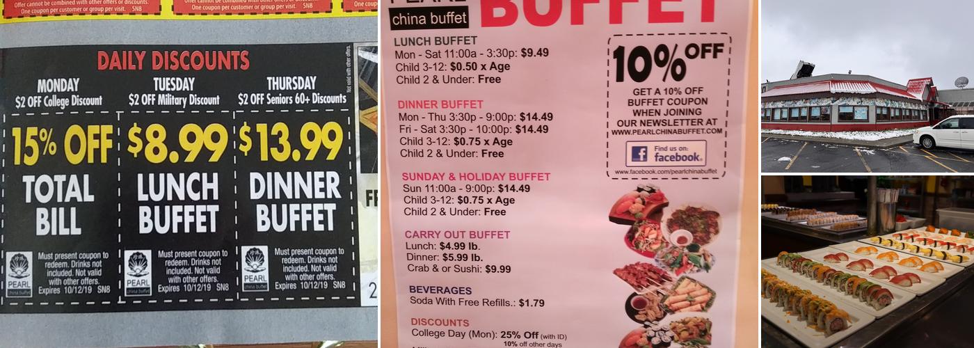 Osaka Buffet Menu