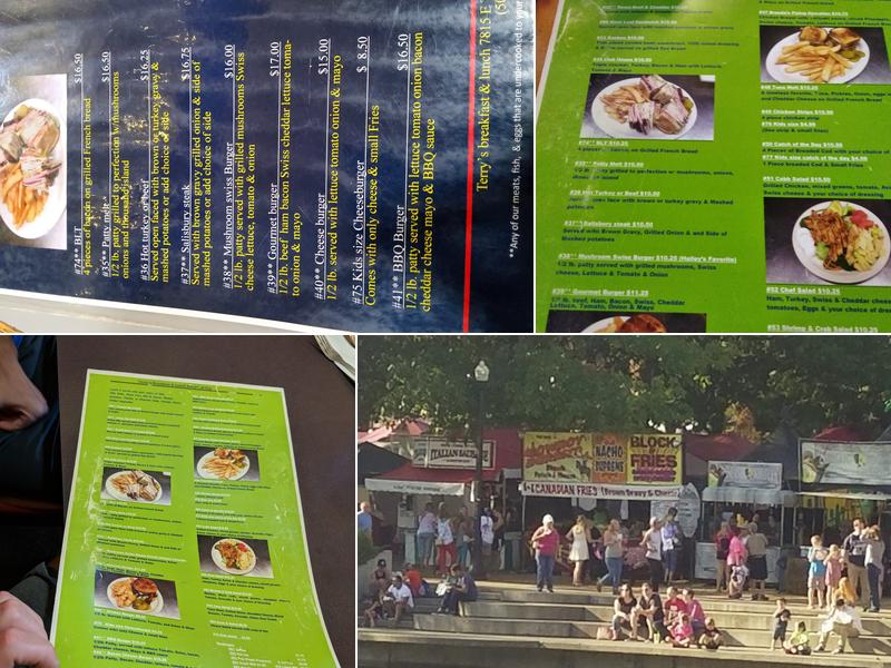 Terry's Breakfast & Lunch Menu