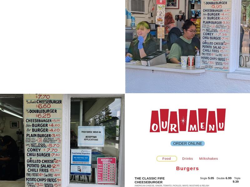 PICK-QUICK Drive In Menu