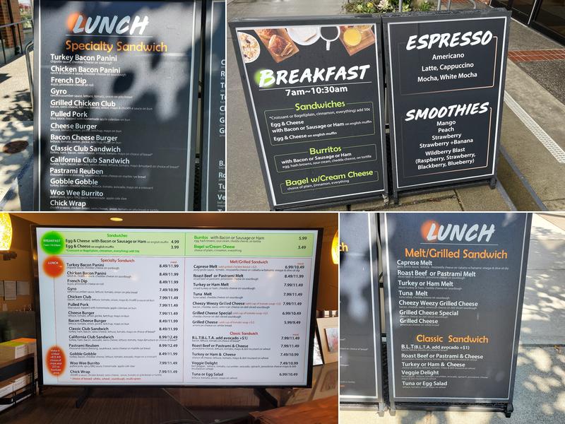 Sundance Cafe Menu