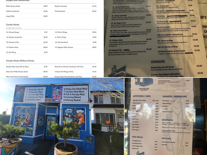 Fish House Cafe Menu