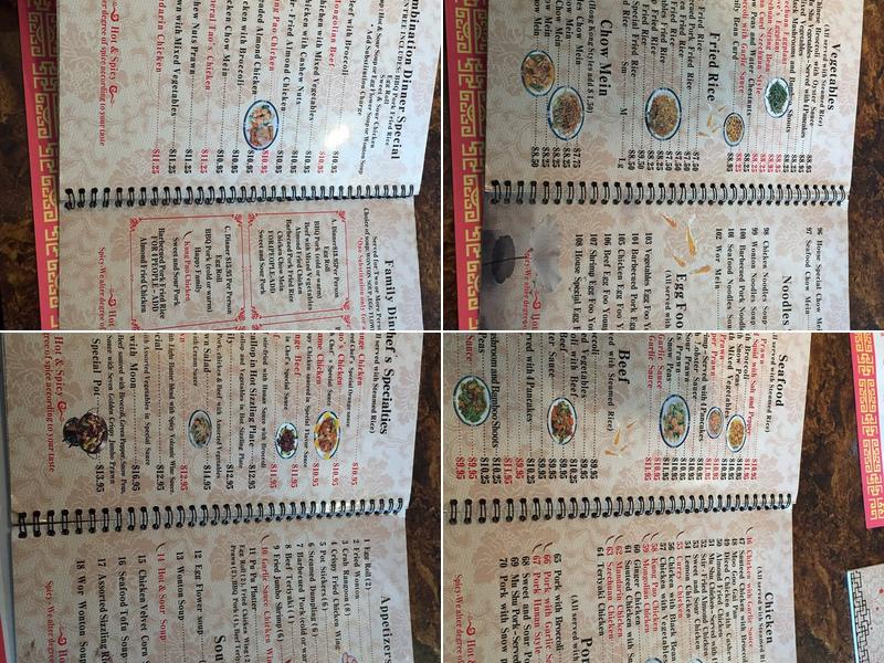 Lucky Star Chinese Restaurant Menu