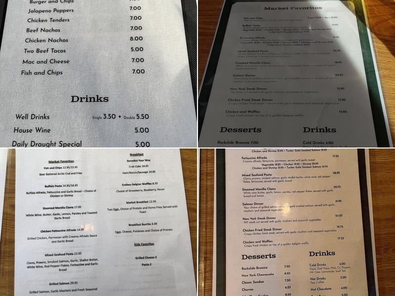 Pike Place Bar & Grill Menu
