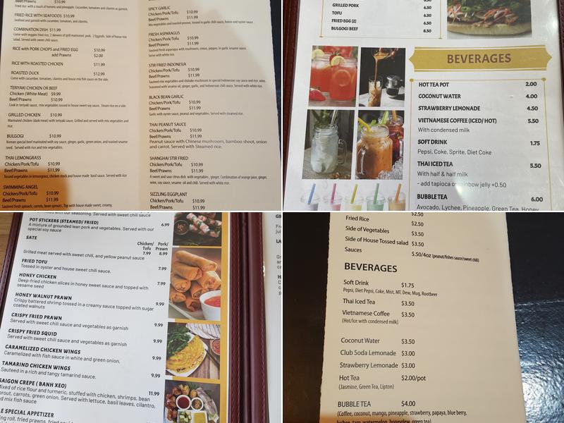 Le-Le M.L.K Restaurant Menu