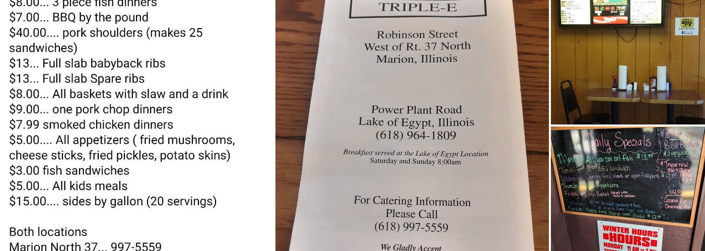 Triple E Bar-B-Q II Menu