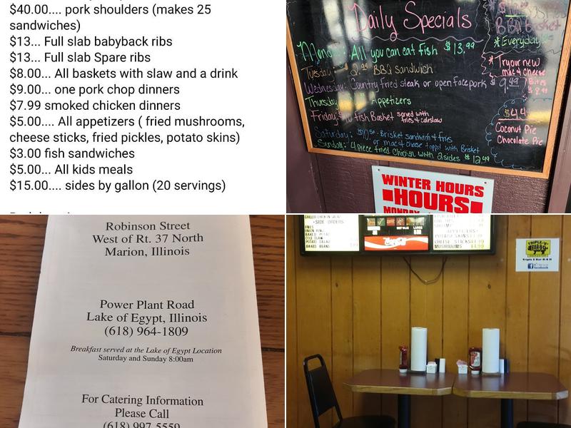 Triple E Bar-B-Q II Menu