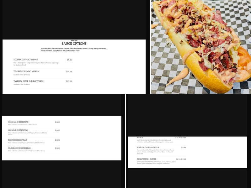 Go Philly Cheesesteaks & Wings Menu