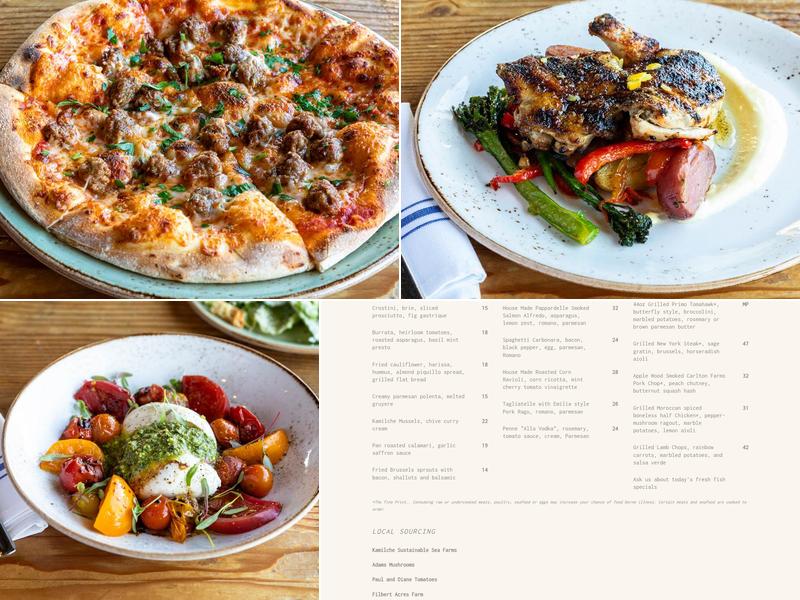 Primo Grill Restaurant Menu