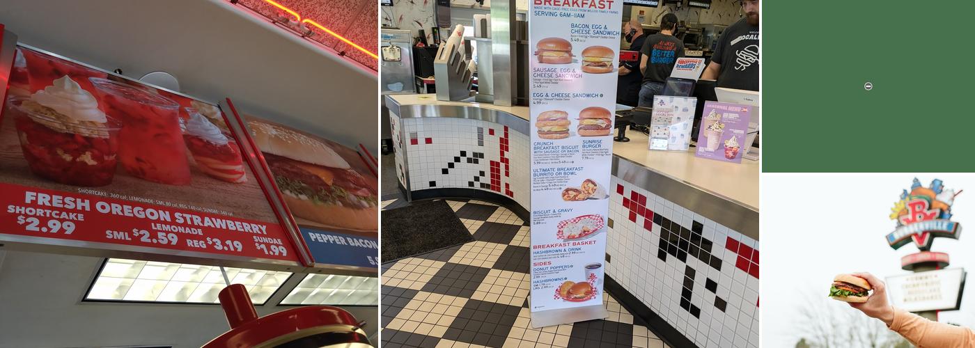 Burgerville Menu