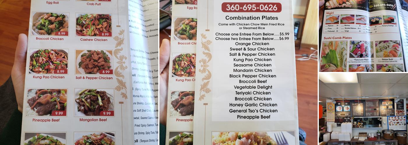 Golden China Menu