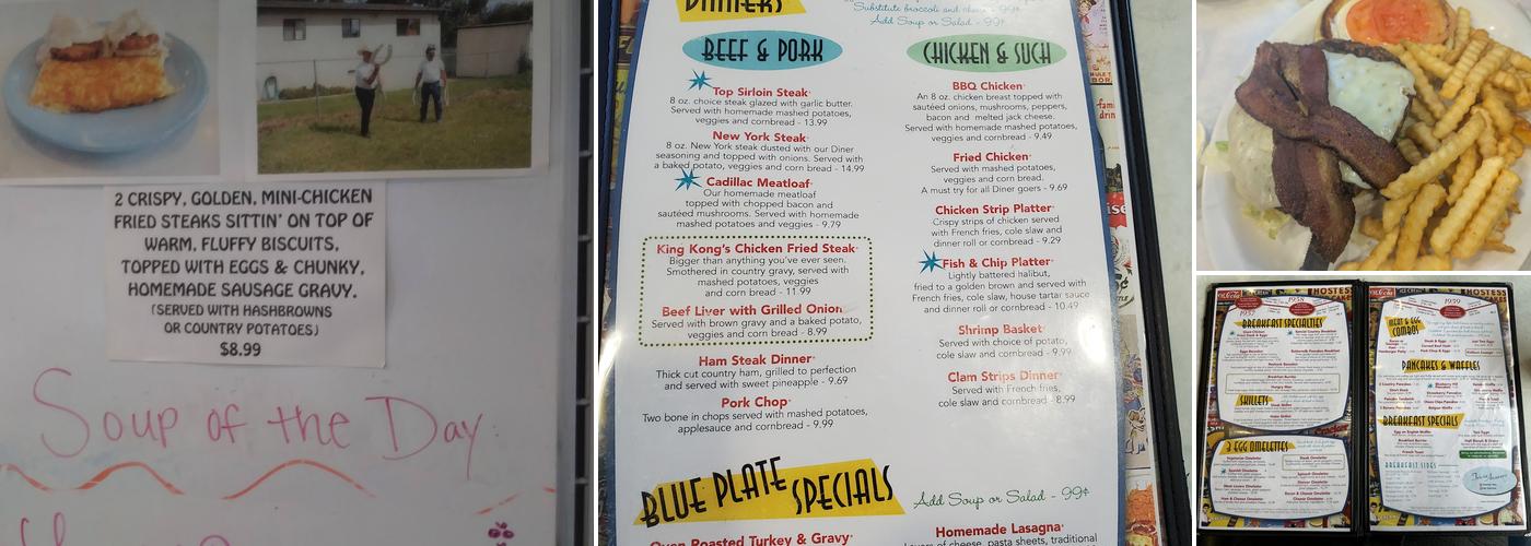 Stardust Diner Menu