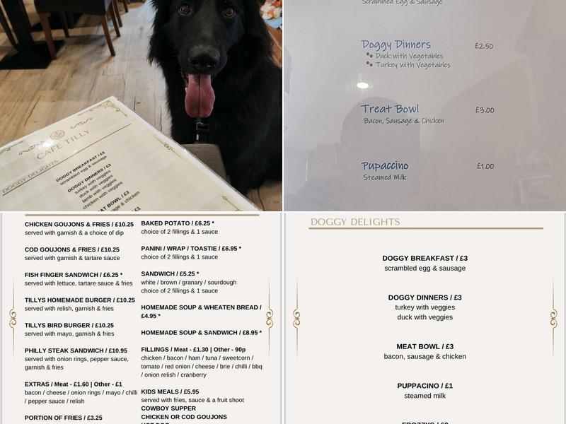 Cafe Tilly Portrush Menu