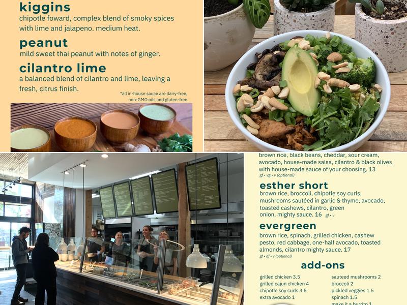 Mighty Bowl - Downtown Menu