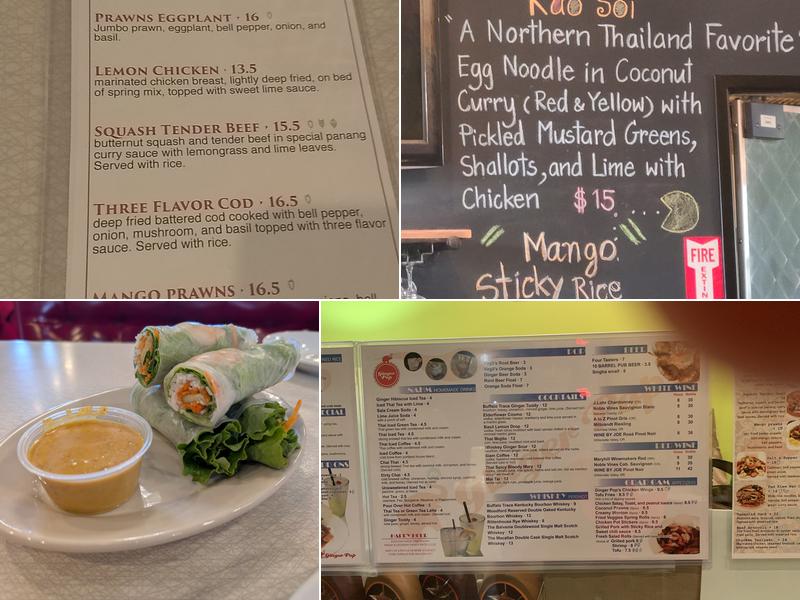 Ginger Pop Menu