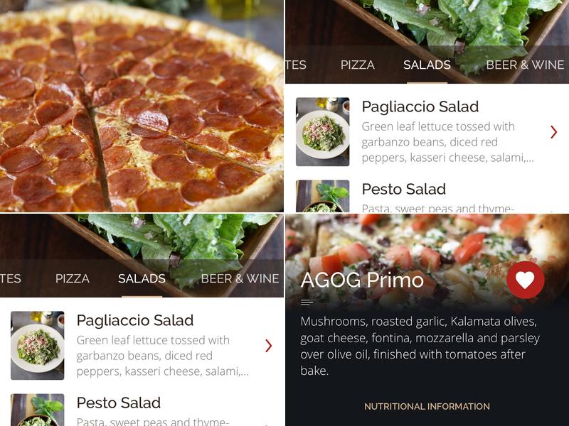 Pagliacci Pizza Menu