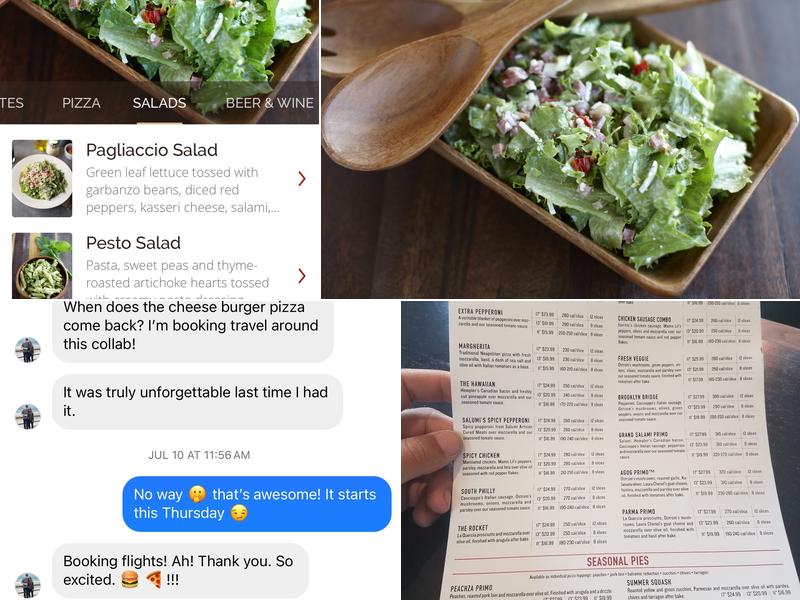 Pagliacci Pizza Menu