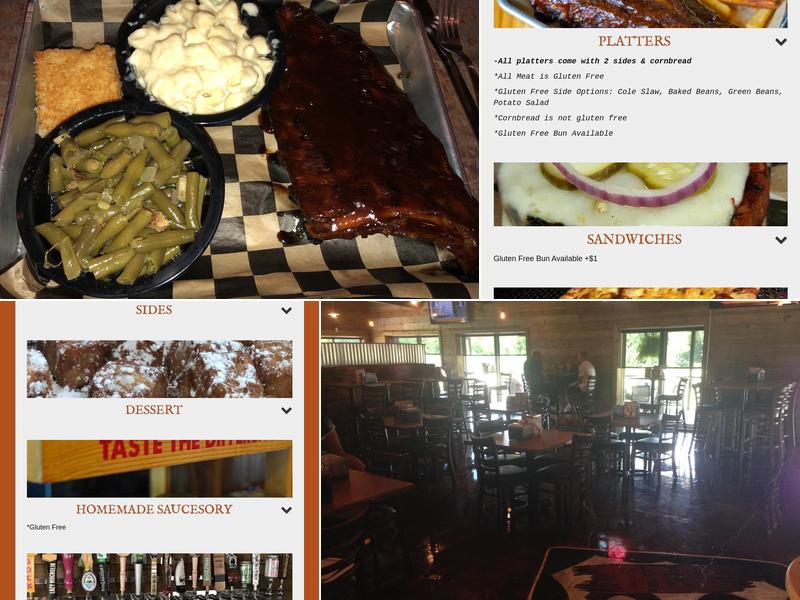Old 30 BBQ Menu