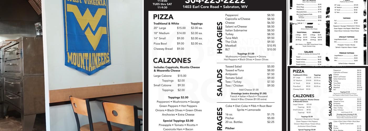Pizza Al's of Granville Menu