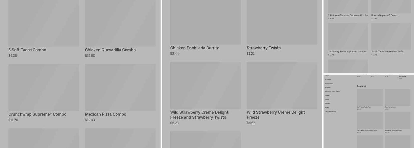 Taco Bell Menu