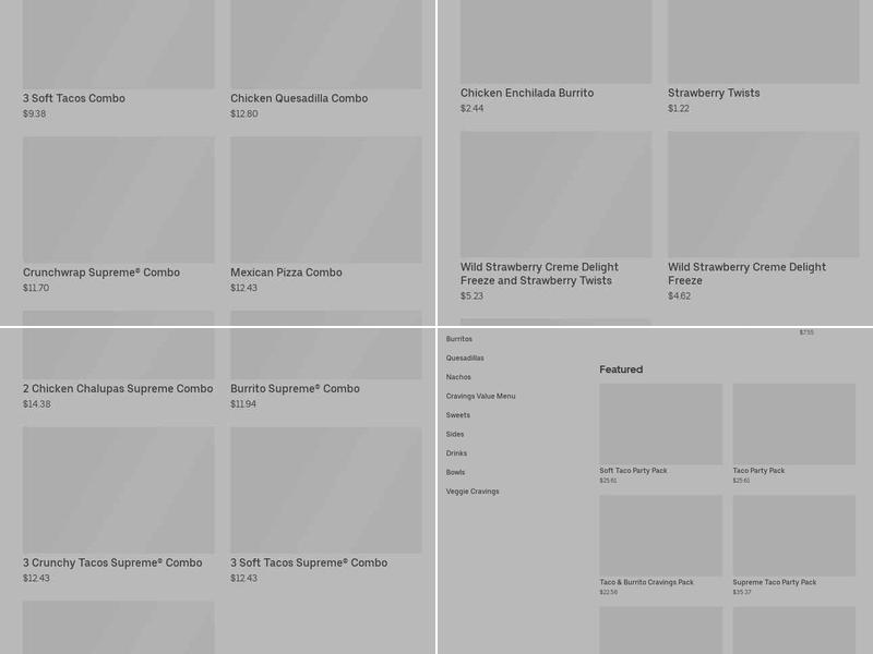 Taco Bell Menu