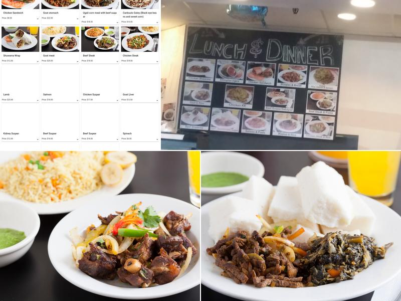 Juba Restaurant & Café Menu