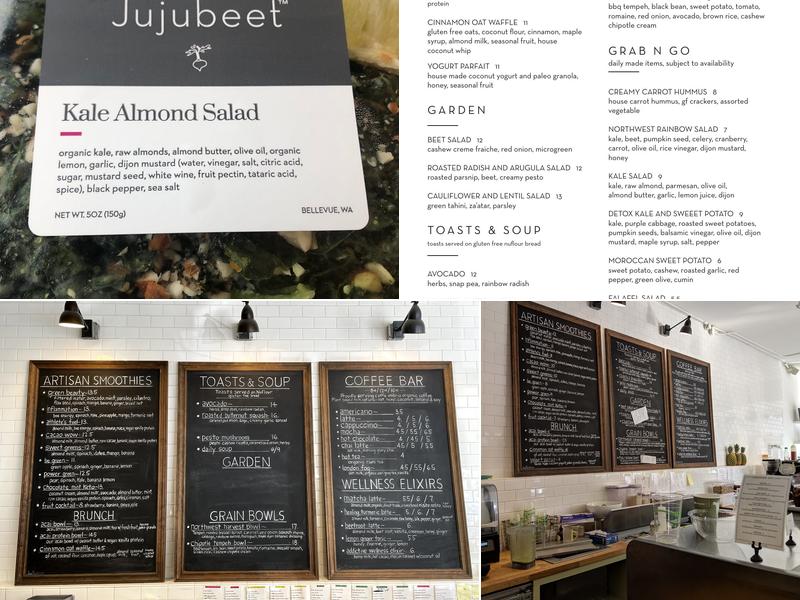 Jujubeet Cafe Menu